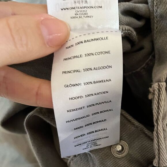 One Teaspoon Starship Jumpsuit in Dark Khaki M NWOT - Picture 13 of 15